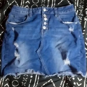 Denim skirt